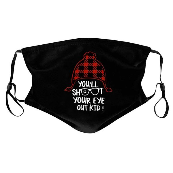 

party xmas fashion mask outdoor anti dust face cover snowflake christmas mouth masks