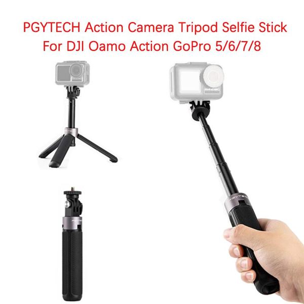 

for dji osmo action/pocket/ 5 6 7 8 sports camera mini integration pgytech extension pole tripod selfie stick accessories