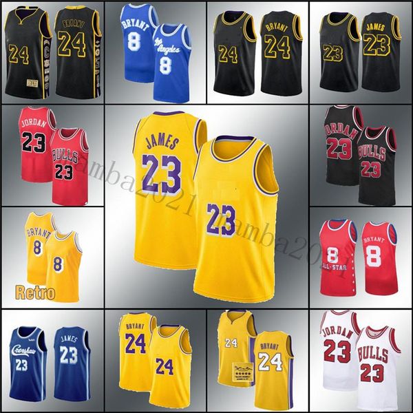 

chicago bull 23 michael lebron los james lakers mens jersey 3 anthony davis&#13men 24 bryant 8 basketball jerseys s-xx, Black;red