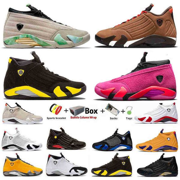 

14 jumpman 14s fortune winterized mens basketball shoes university gym gold red lipstick thunder black toe reverse varsity royal men sports