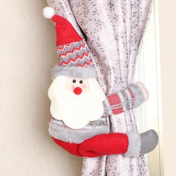 

cartoon curtain buckle christmas decoration creative dolls home christmas decorations l restaurant new year's eve decoration1