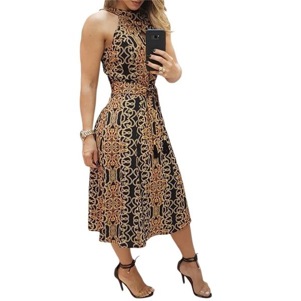 

casual dresses halter dress women fashion summer partywear clubweaer streetwear slim for girls support wholesale, Black;gray