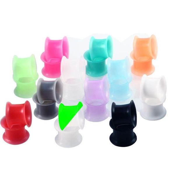 

12pair big ear gauges 3-25mm mix color tunnels plugs for women men ear skin expansions earlet stretcher earring b jllgte carshop2006, Silver