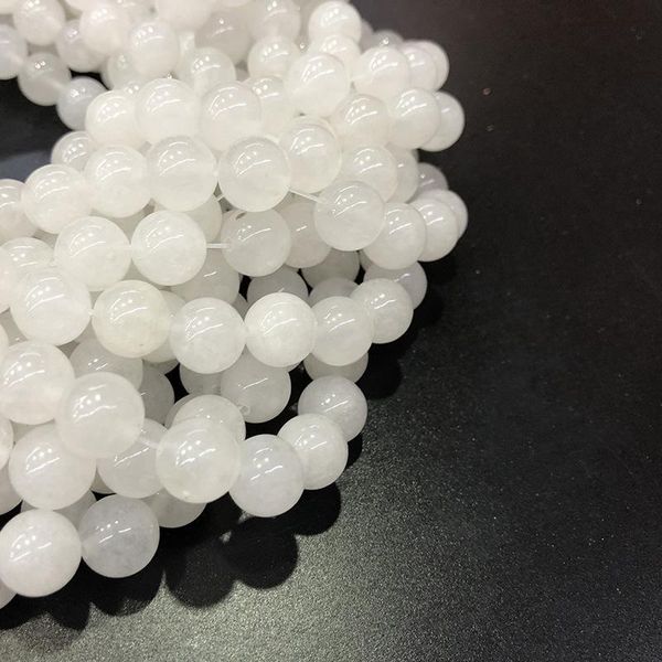 

1strand lot 4 6 8 10 12 mm white carnelian agates round gem beads carnelian loose beads for jewelry making diy necklace h bbyblj, Silver