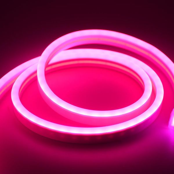 

6 мм узкий неоновый свет 12v светодиодная полоска smd 2835 120led m гибкие канатные трубки водонепроницаемые для diy рождественские празднич
