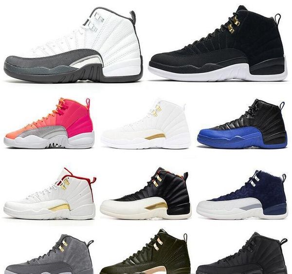 

новые 12s sizelize wntr cny тренажерный зал красный мичиган мужская баскетбольная обувь игра royal главный грипп игра такси 12 крыло