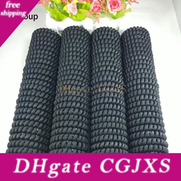 

2020 frosted colored telephone wire elastic for girls headwear ponytail holder rubber bands women hair accessories m729