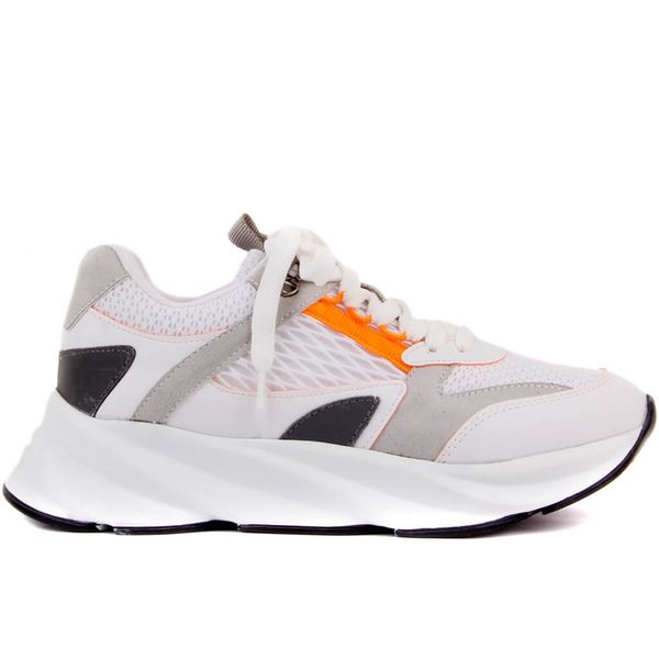 

случайные женские туфли белого и оранжевого цвета джени, Black