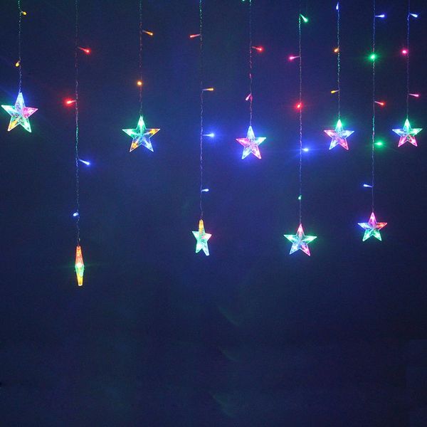 

2m star fairy lights christmas star string lights garland led curtain wedding home party garden birthday decoration lighting 2m star bbynsc