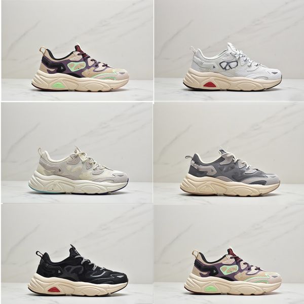 

light grey triple s old shoes make old sneaker combination soles boots mens womens shoes sports casual shoe, Black