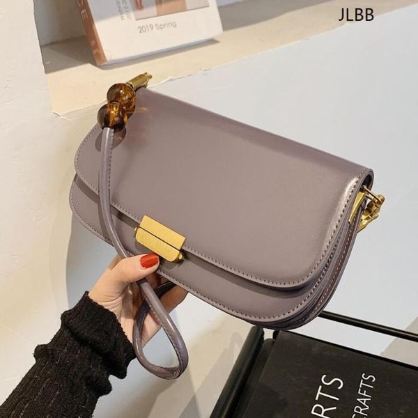 

solid color square armpit bag 2021 fashion new high-quality pu leather women's designer handbag vintage shoulder messenger bag