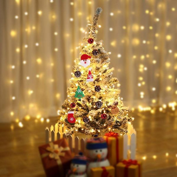 

сосновый конус светодиод света рождественская елка украшения с рождеством украшения для дома открытый 2020 ноэль с новым годом 2021 wmtrwr