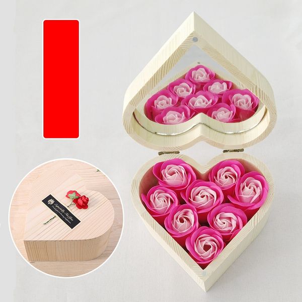 

box bear bouquet gift handmade christmas gift heart shaped wooden new rose colorful mirror the rose soap frame gwe3426 box valenti trbpd