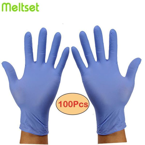 

100pcs disposable latex power hand nitrile gloves for dishwashing/ garden/ cleaning dropoutletping
