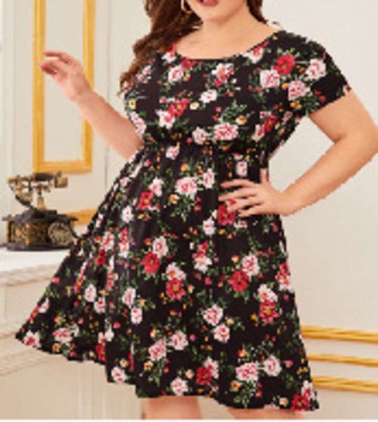 

new floral dress 2020, Black;gray