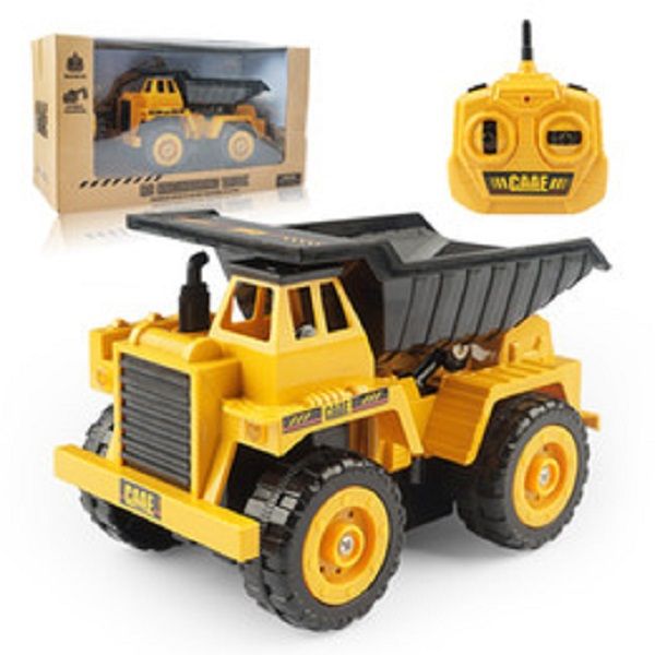 

1:32 dump truck remote control car 2.4g engineering truck lifting bucket road car children toy rc car