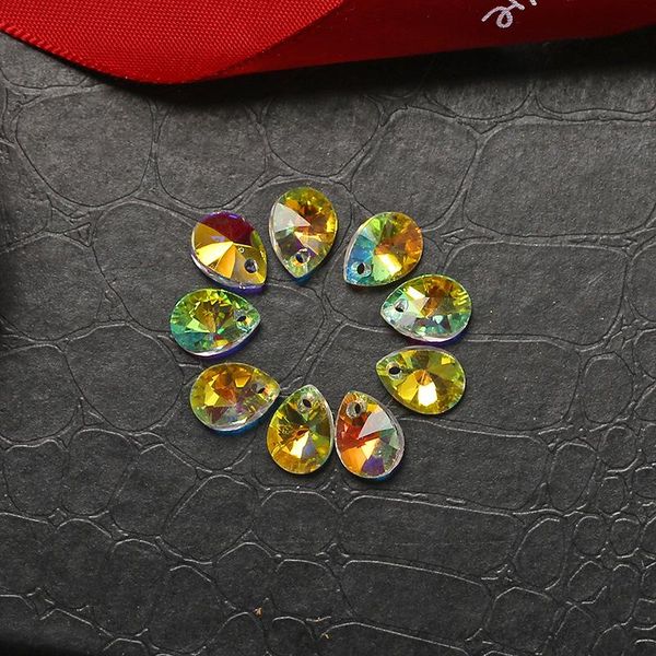 

pendant crystal beads flower bear tear drop shape faceted glass beads for jewelry making diy necklaces earrings wmttqx