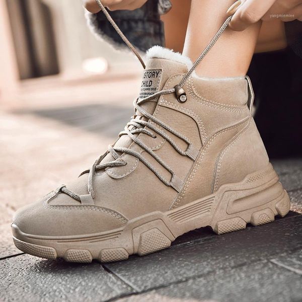 

new women casual shoes designer fashion woman fashion sneakers trend leisure boots flats winter zapatillas botas1, Black