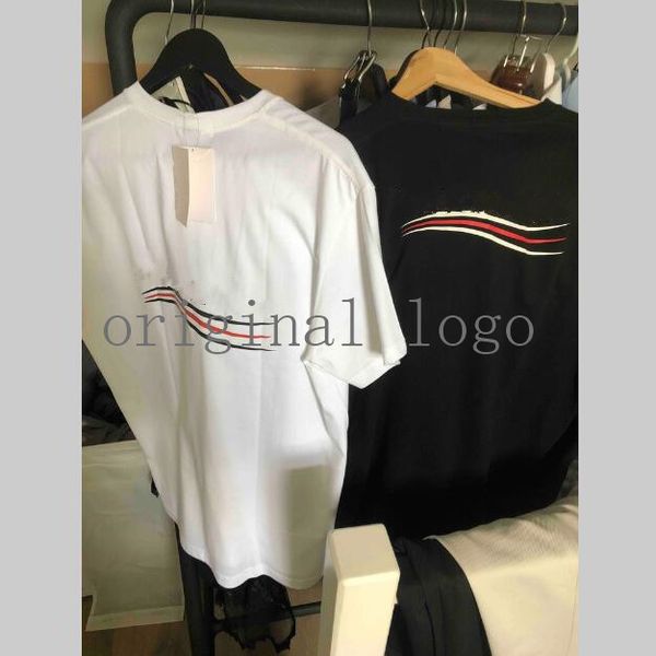 

2020 новая вышивка из роскоши футболки моды персонализированные мужчины и женщины дизайн футболки женские футболки высококачественные черные, White;black