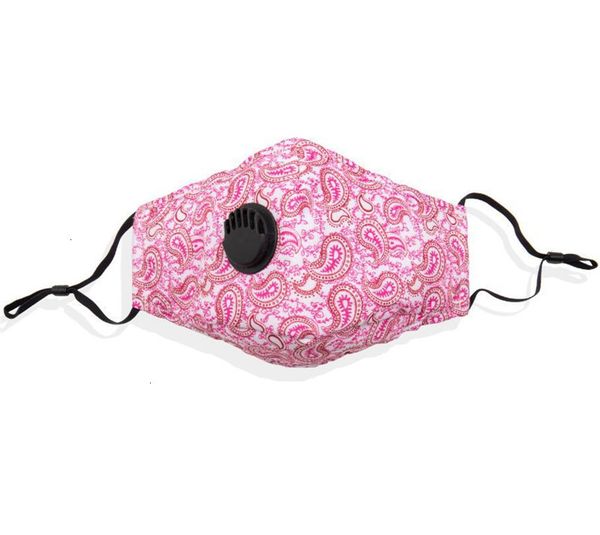 

face with factory breather valve fashion designer 2 filters printed breathable mouth masks anti dust washable reusable m psn2p