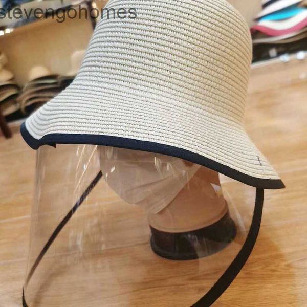 

curled and women's papyrus fisherman 2020 hat men's dome wide brim hat gift simple sun hat, Blue;gray
