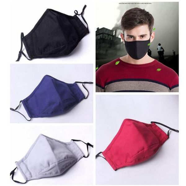 

solide cotton without the valve pure color fashion facemask 7 colors offer choose fast shipping washable face mask dwc13