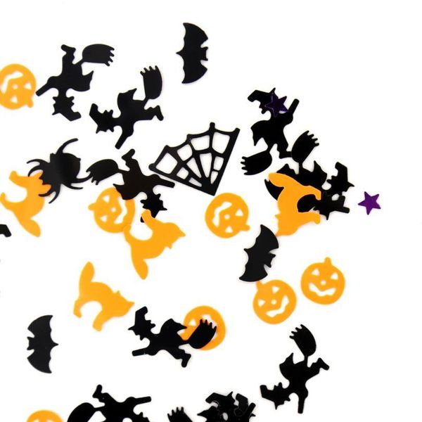 

15g halloween confetti pumpkin spider bat witch spider-web sprinkles table confetti bright halloween night decor party sqcfmc