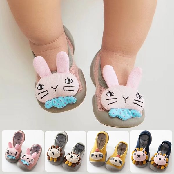 

infant socks anti slip baby girl baby boy non-slip socks toddler indoor sock shoes floor socks with rubber soles for slipper y201009, Pink;yellow
