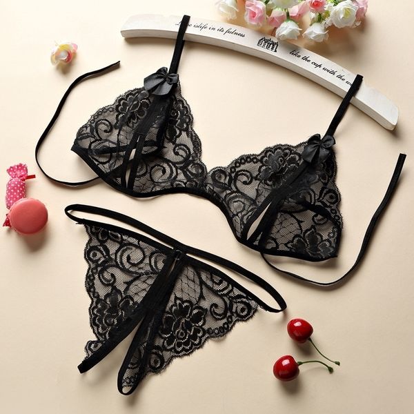 

new 1 set stimulate g-spot thongs mini micro bikini swimming suit for women transparent butt panties lingerie underwear, Black;white