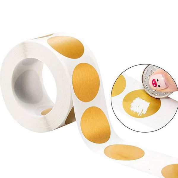 

gift wrap 50-300pcs golden scratch off stickers round shape labels sticker diy handmade for game stationery