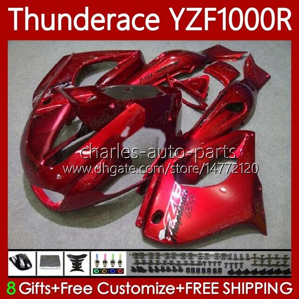 Bodys per Yamaha YZF1000R Thundeace YZF 1000R 1000 R 96-07 Bodywork rosso metallico 87NO.24 YZF-1000R 96 97 98 99 00 01 02 07 YZF1000-R 1996 2003 2004 2004 2004 2006 2007 Fireing di tiering 2007?