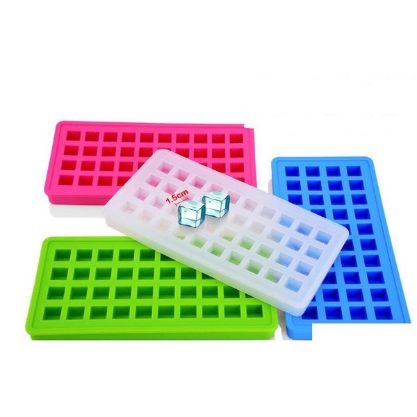 

easy push pop out sile 40 cavities 1.5cm 0.6inch square ice cube trays frozen cubes pudding candy cake chocolate jllahl dayupshop