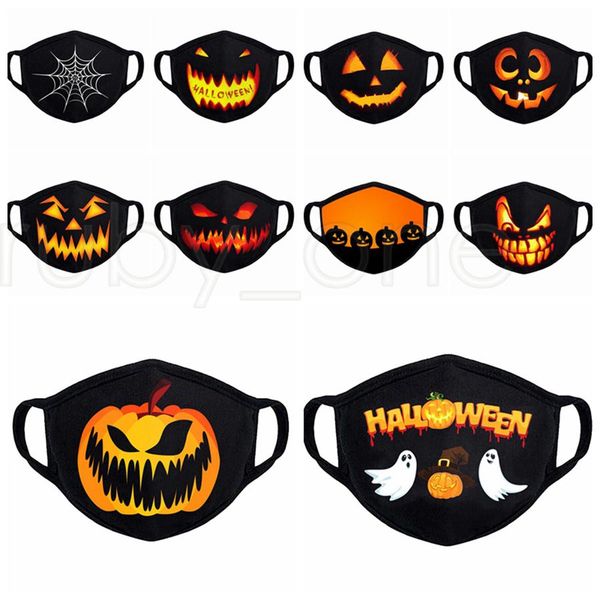 

halloween washable mask mask dustproof cycling festival designer masks face face reusable rra3416 fashion pumpkin printing upfnj