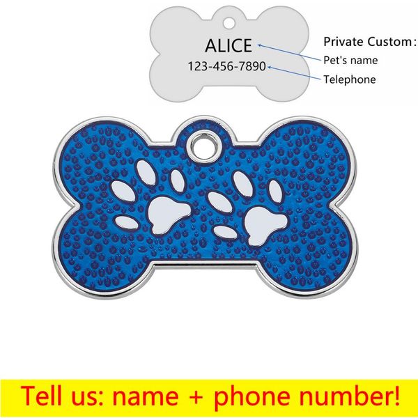 

engraved pet id name number personalized pet id tags for cat dog puppy collar tag pendant bone pet tags q bbygvb