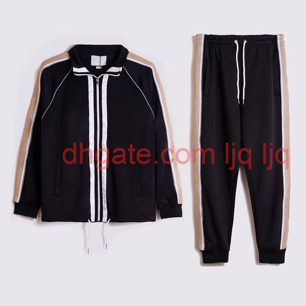 

mens tracksuit luxury women tracksuit men sweatsuits casual suit new pattern pocket running casual man clothes men outfits, Gray