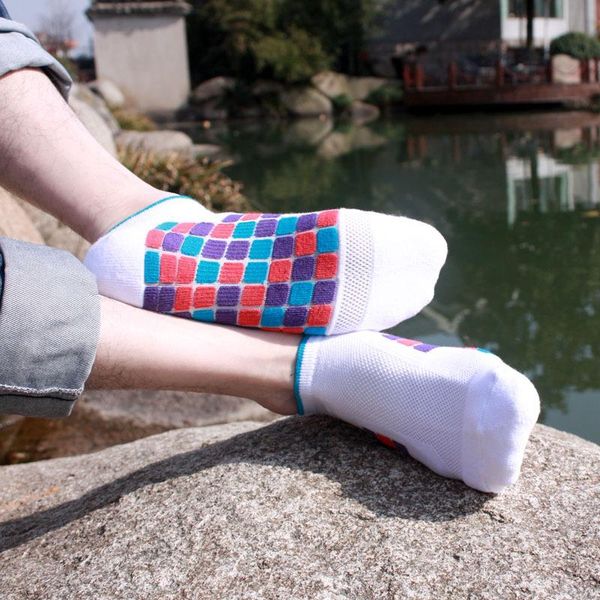 

5pairs=1lot socks men sell socks classic male brief cotton invisible man sock slippers shallow mouth boat socks good quality wmtgln, Black