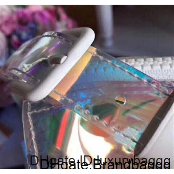 

classic men laser flash pvc handbags 50cm transparent duffle brilliant colour luggage travel bag crossbody shoulder handbag