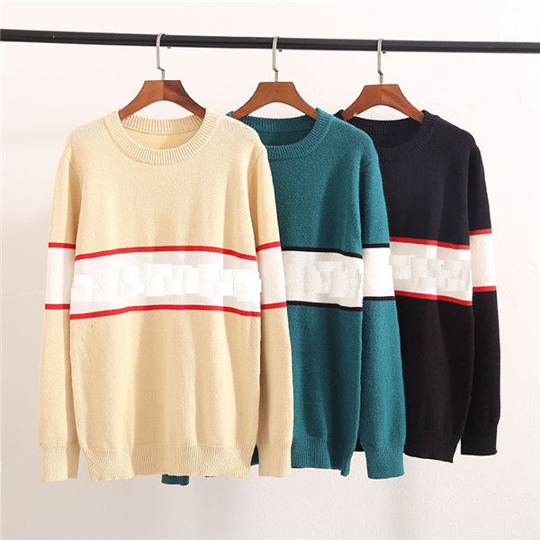

designer sweaters mens long sleeve fashion brand autumn spring man luxury clothing letter embroidery pullover sweater coat jumper -2xl, White;black