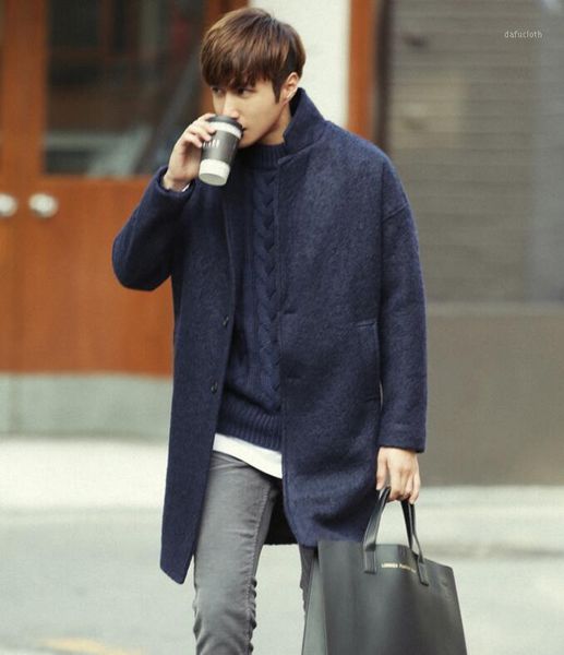 

2018 winter male new cloth loose collar leisure cloth coat of men's jacket /s---xxxl1, Black