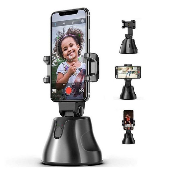

rechargeable wholesale object selfie 360 rotation smart shooting face tracking phone holder