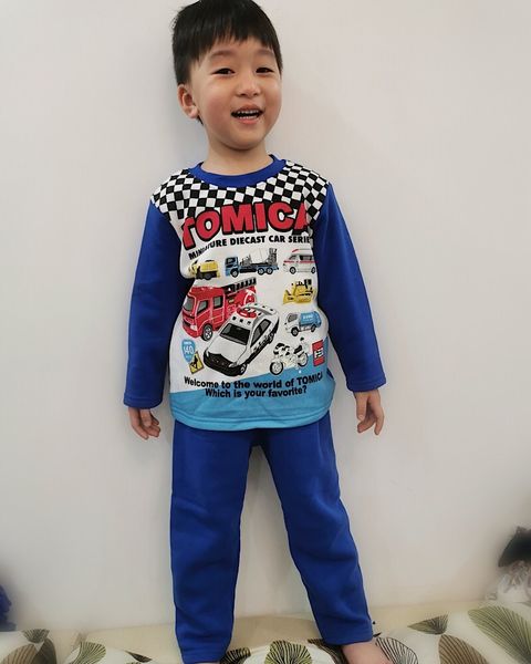 

nisan duomei truck children's suit boy winter car tomic * a thin velvet long sleeve clothes pants, White