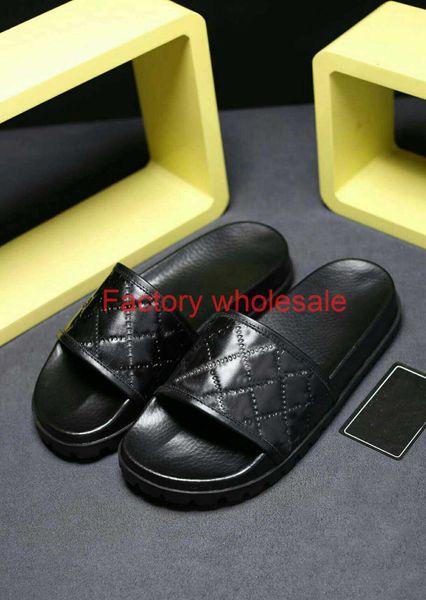 

discount paris womens slippers beautiful scuffs shoes summer sandals beach slides slippers ladies flip flops loafers embroidered, Black