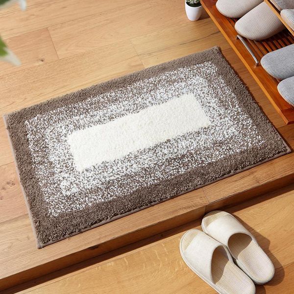 

bath mats household entry simple carpet toilet water absorbent anti slip foot pad bathroom rug