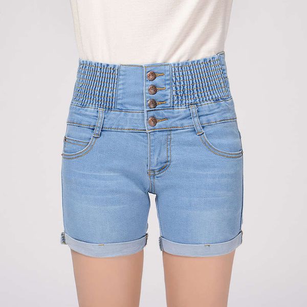 

women's slim and loose waist pants, Blue