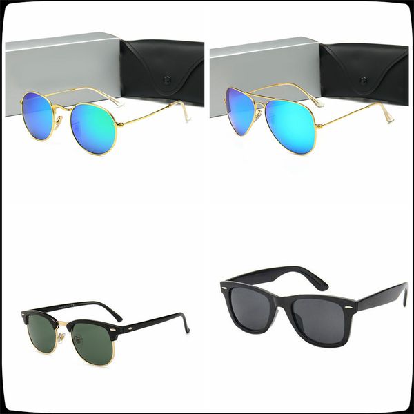 

warehouse brand polarized sunglasses men women pilot sunglasses uv400 eyewear classic driver glasses metal frame with box case, White;black