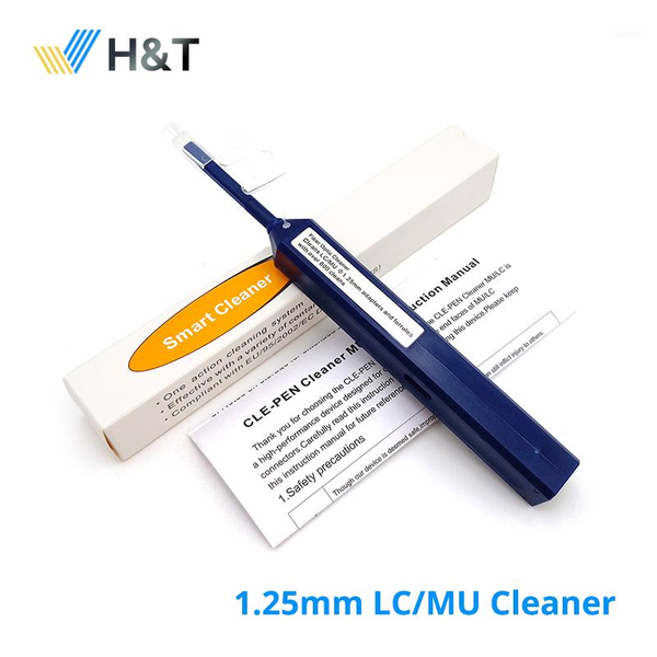 

fiber optic equipment connector cleaner pen 1.25mm 800 times one-click,for lc mu adapters and ferrules1