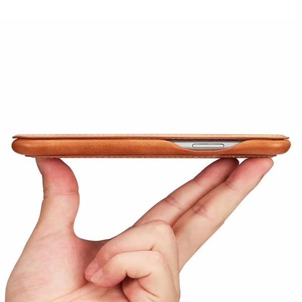 

роскошный тонкий кожаный чехол для iphone 12 mini 11 pro xs max xr 8 7 6s plus se 2020 folio wmtxoc incant2005