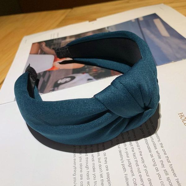 

женщины губка широкая повязка повязки сплошной цвет крест навязанные голова обруча hood headwrap сладкая мода женский турбан аксессуары для