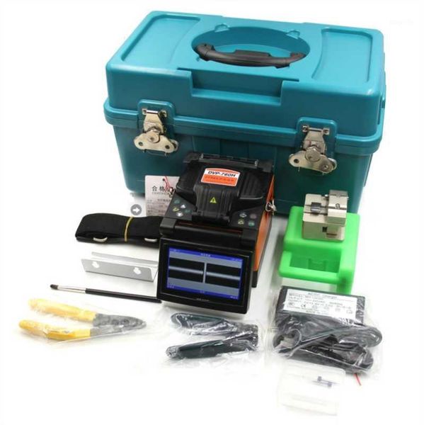 

fiber optic equipment dvp760 ftth splicing machine fusion splicer dvp760h digital including cleaver stripper1