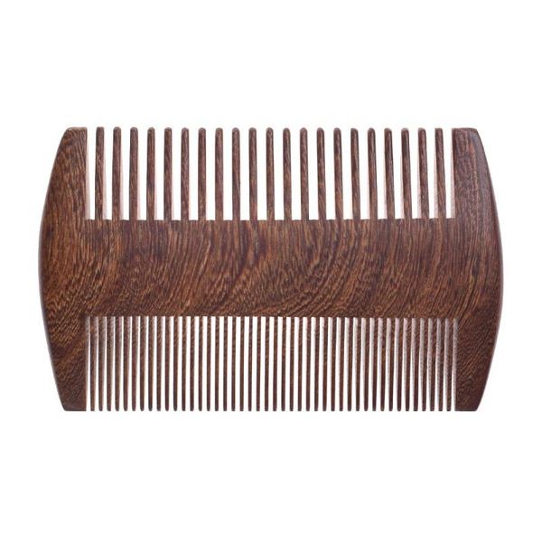 

hair brushes boutique sandalwood comb gold wire bar handmade beard&hair combs for women man natural beautiful wood, Silver